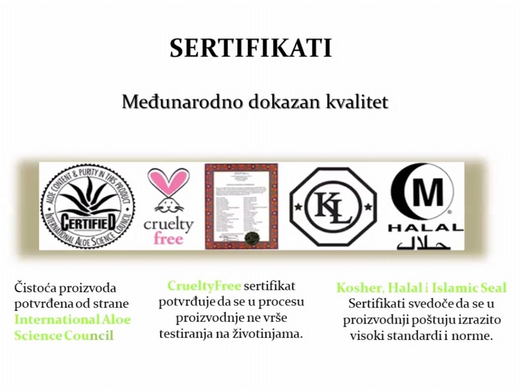 Sertifikati Forever Living Products